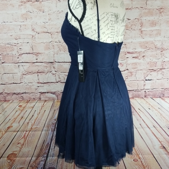 NWT 3 Navy Strappy Dress TRIXII Juniors - Picture 5 of 8